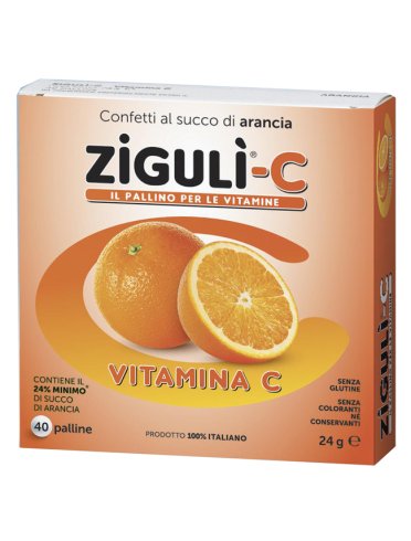 Ziguli c arancia 40 confetti 24 g