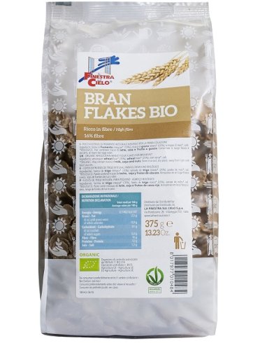 Fsc biofibre+ bran flakes bio ad alto contenuto di fibra 375g