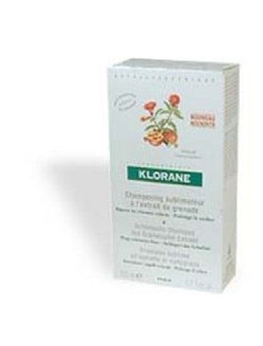 Klorane shampoo trattante e riflessante al melograno 200 ml