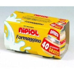 NIPIOL OMOGENEIZZATO FORMAGGINO 80 G 2 PEZZI