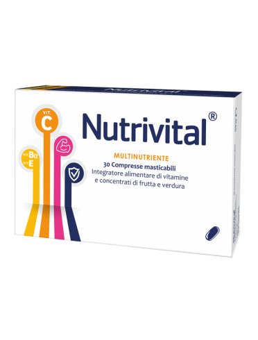 Nutrivital integratore multivitaminico 30 compresse