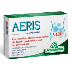 Aeris - Integratore per l'Eliminazione dei Gas Intestinali - 30 Capsule
