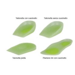 PLANTARE 3/4 CON CUSCINETTO E SCARICO METATARSALE PER SCARPEDAL NUMERO 43 AL NUMERO 44. I PLANTARI IN SILICONE SONO CONSIGLIATI PER METATARSALGIE E SPERONE CALCANEALE