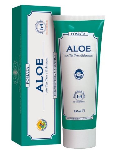 Aloe pomata - crema nutriente per pelle secca e arrossata - 100 ml