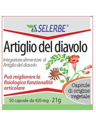Selerbe artiglio del diavolo - integratore per la funzionalità articolare - 50 caspule Selerbe artiglio del diavolo - integratore per la funzionalità articolare - 50 caspule