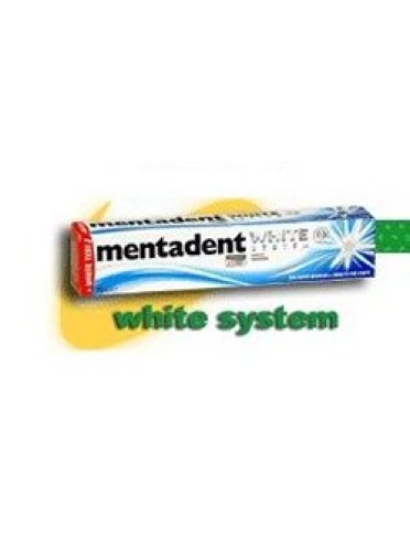 Mentadent dentifricio whitesystem 75 ml