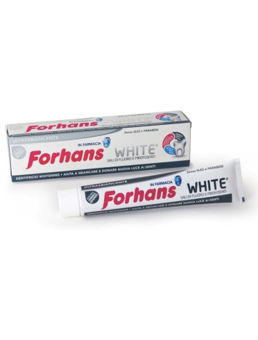 Forhans white dentifricio sbiancante 75 ml