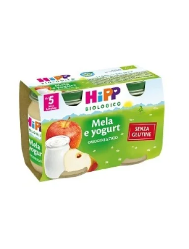 Hipp bio hipp bio omogeneizzato mela yogurt 2x125 g Hipp bio hipp bio omogeneizzato mela yogurt 2x125 g