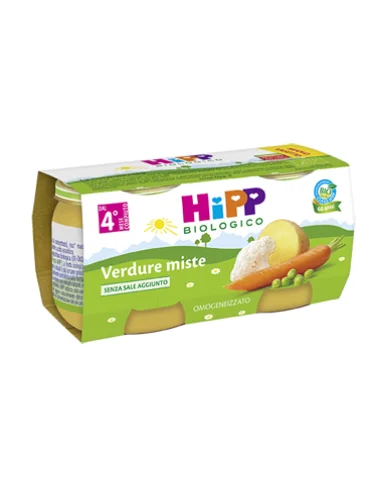 Hipp bio hipp bio omogeneizzato verdure miste 2x80 g Hipp bio hipp bio omogeneizzato verdure miste 2x80 g