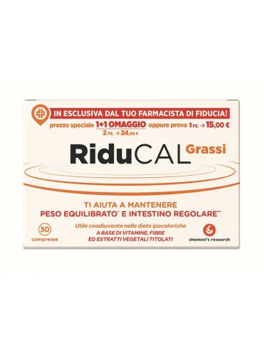 Riducal grassi 30 compresse Riducal grassi 30 compresse