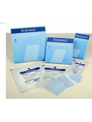 Medicazione di idrogel autoaderente sterile hydromed 10x10cm5 pezzi