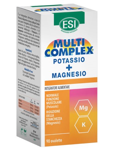 Esi multicomplex - integratore di potassio e magnesio - 90 ovalette