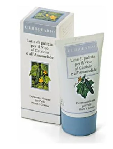 Latte di pulizia viso al cetriolo e amamelide 125 ml Latte di pulizia viso al cetriolo e amamelide 125 ml