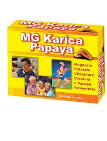 Mg karica papaya integratore energetico 10 bustine