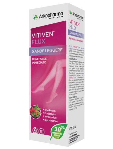 Vitiven flux gambe leggere conforto & benessere rivitalizzante 150 ml