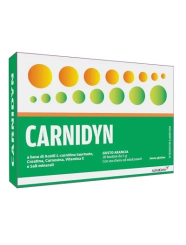 Carnidyn integratore gusto arancia 20 bustine Carnidyn integratore gusto arancia 20 bustine