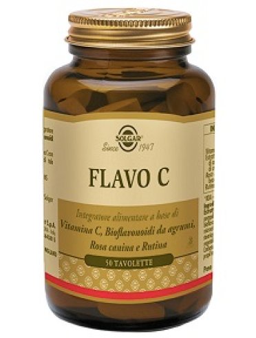 Solgar flavo c - integratore di vitamina c - 50 tavolette