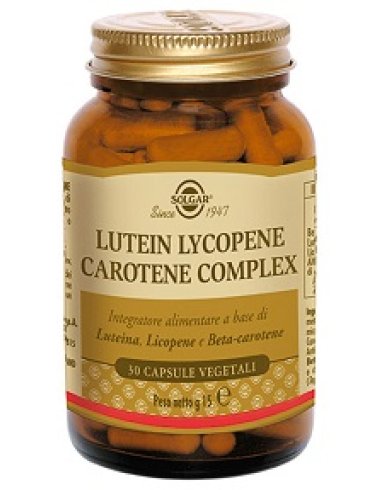 Solgar lutein lycopene carota complex 30 capsule