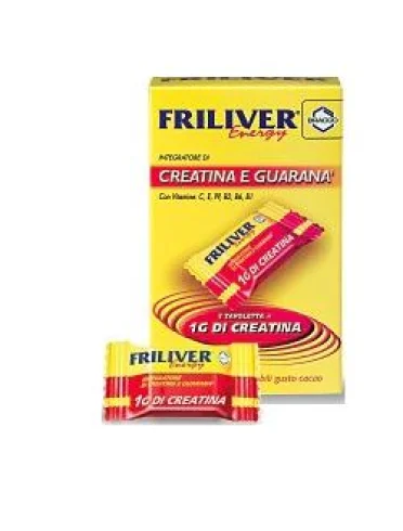 Friliver energy creatina guarana 20 tavolette Friliver energy creatina guarana 20 tavolette