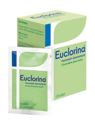 Disinfettante fazzoletto per medicazione euclorina 10 pezzi