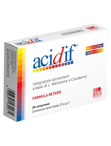 Acidif - integratore per vie urinarie - 30 compresse