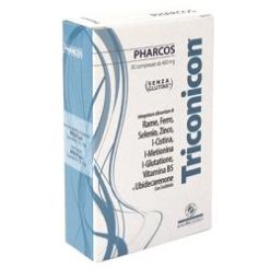 Pharcos Triconicon - Integratore Rinforzante per Capelli e Unghie - 30 Compresse
