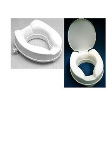 Rialzo wc con bidet con coperchio altezza 10 cm