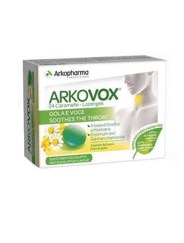 Arkovox menta/eucalipto 24 caramelle