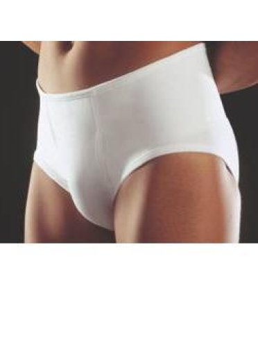 Slip uomo wellness 648 ernia forte bianco 65 cm