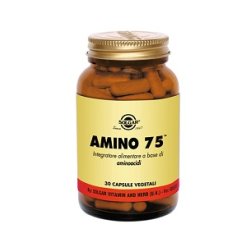 Solgar Amino 75 - Integratore di Aminoacidi - 30 Capsule Vegetali