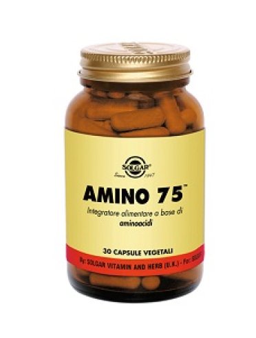 Solgar amino 75 - integratore di aminoacidi - 30 capsule vegetali