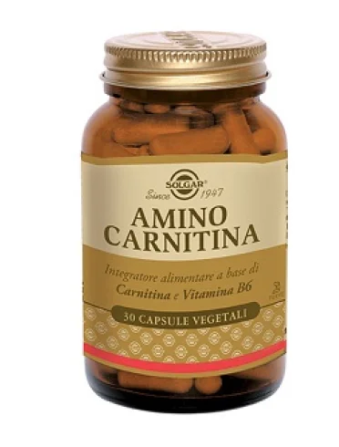 Solgar amino carnitina - integratore di carnitina e vitamina b6 - 30 capsule Solgar amino carnitina - integratore di carnitina e vitamina b6 - 30 capsule