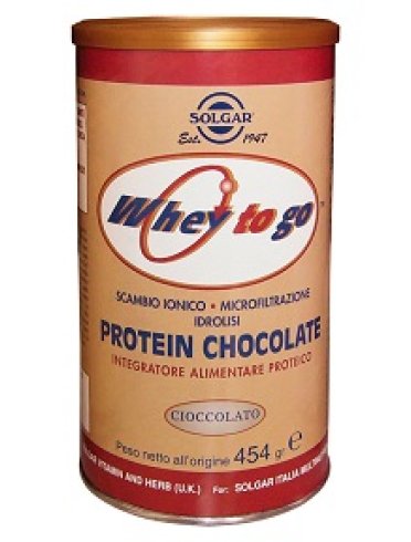 Solgar protein chocolate polvere 454 g