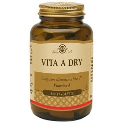 Solgar Vita A Dry - Integratore Sistema Immunitario - 100 Tavolette
