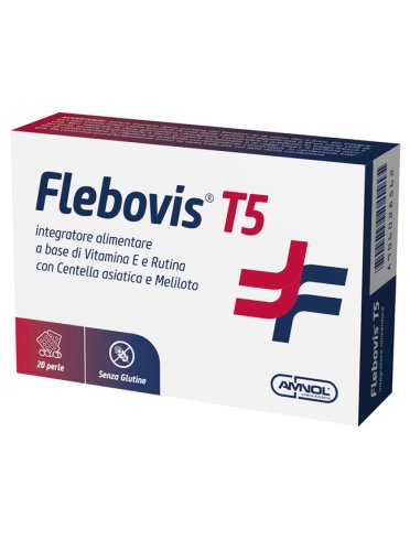 Flebovis t5 integratore per circolazione venosa 20 perle