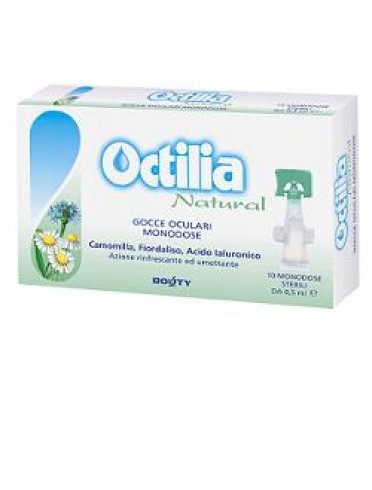 Octilia natural - collirio per occhi irritati e arrossati - 10 flaconcini monodose
