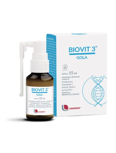 Biovit 3 gola - integratore per vie respiratorie - 15 ml