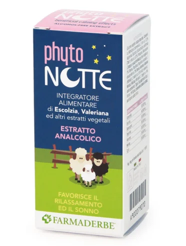Phytonotte estratto analcolico integratore per dormire 50 ml Phytonotte estratto analcolico integratore per dormire 50 ml