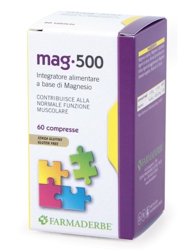 Mag 500 integratore di magnesio 60 compresse