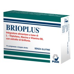 Brioplus - Integratore per il Tono dell'Umore e il Benessere Mentale - 14 Compresse Bifasiche