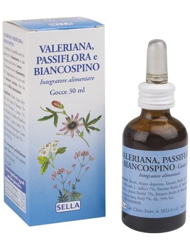 Valeriana passiflora e biancospino integratore gocce 30 ml