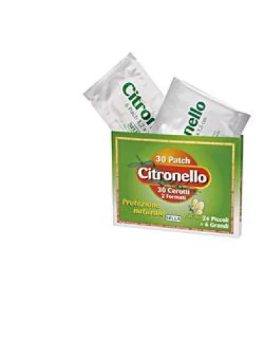 Cerotto citronello 30 pezzi Cerotto citronello 30 pezzi