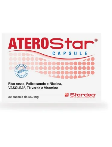 Aterostar - integratore per il benessere cardiovascolare - 30 capsule Aterostar - integratore per il benessere cardiovascolare - 30 capsule