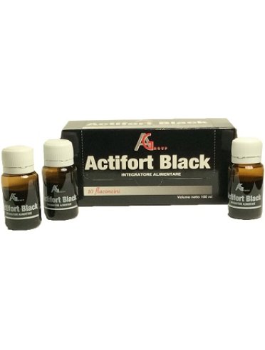 Actifort black 10 flaconcini 10 ml