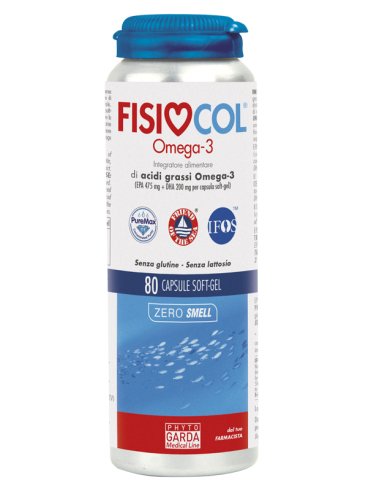 Fisiocol - integratore di acidi grassi omega 3 - 80 capsule