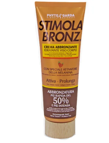 Stimola bronz - crema corpo idratante acceleratore di abbronzatura - 125 ml Stimola bronz - crema corpo idratante acceleratore di abbronzatura - 125 ml