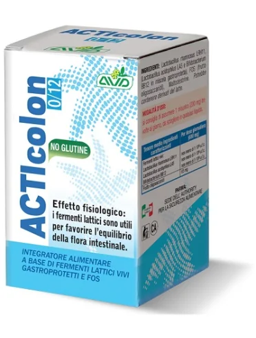 Acticolon 0/12 - integratore di fermenti lattici in polvere - 20 g Acticolon 0/12 - integratore di fermenti lattici in polvere - 20 g