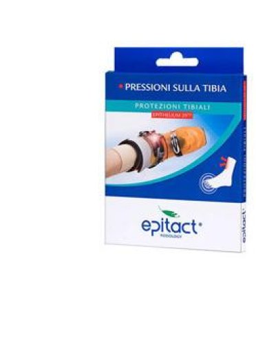 Protezione tibiale epitact in silicone epithelium 29 2 pezzi