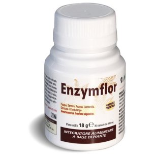 Enzymflor Integratore Funzione Digestiva 36 Capsule