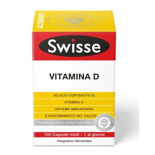 Swisse Vitamina D3 Integratore 100 Capsule